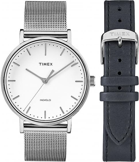 Orologio Timex Peanuts Uomo – Cassa 40mm Acciaio – Cinturino Pelle Nera – Mod. TW2U86400